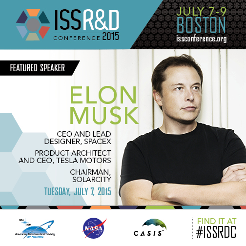 Elon Musk Keynote Speaker - ISS R&D 2015